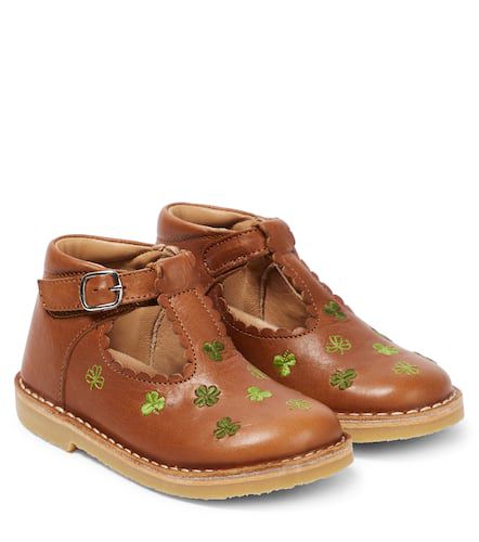 Bestickte Schuhe aus Leder - Petit Nord - Modalova