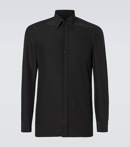 Tom Ford Camicia in twill di seta - Tom Ford - Modalova