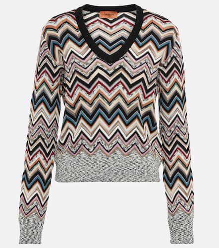 Jersey en mezcla de lana en zigzag - Missoni - Modalova