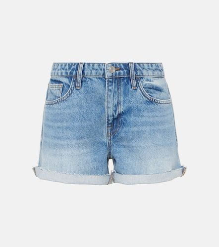 Le Grand Garçon high-rise denim shorts - Frame - Modalova