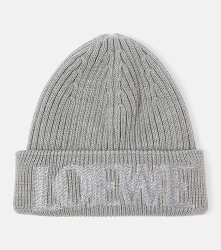 Loewe Logo wool beanie - Loewe - Modalova