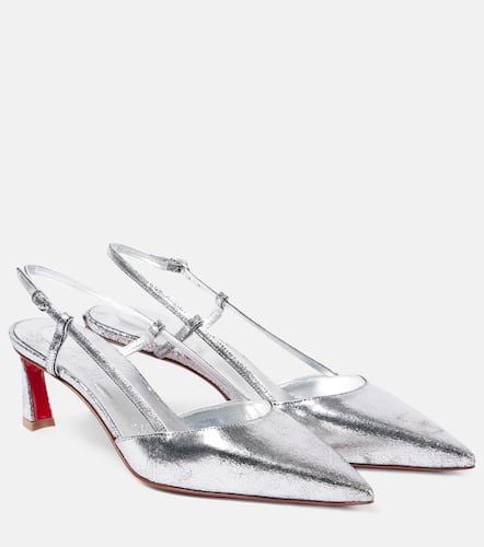 Slingback-Pumps Condoroline 55 aus Metallic-Leder - Christian Louboutin - Modalova