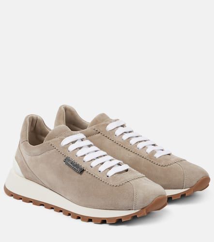 Sneakers Runner aus Veloursleder - Brunello Cucinelli - Modalova