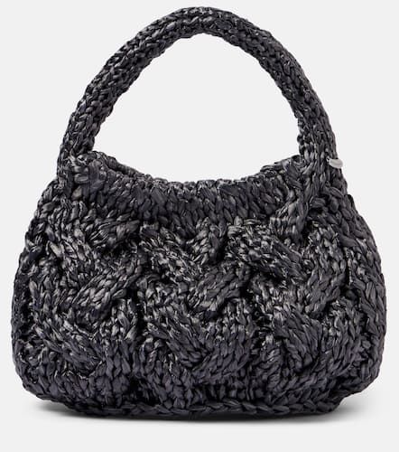 Bolso Cable Knit Small de rafia - JW Anderson - Modalova