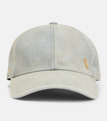 Cappello da baseball in denim - Saint Laurent - Modalova