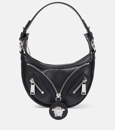 Repeat Mini leather shoulder bag - Versace - Modalova