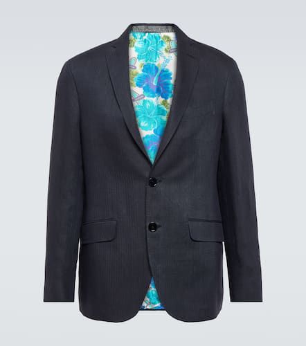 Etro Blazer monopetto in lino - Etro - Modalova