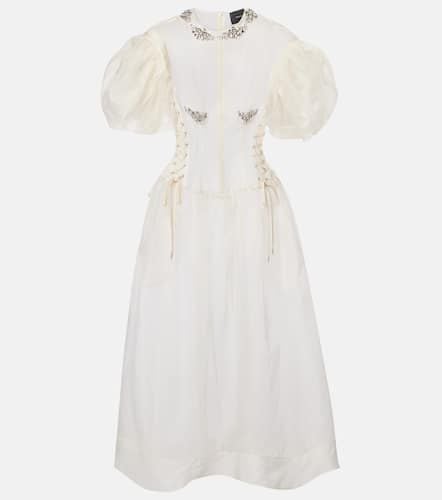 Verzierte Robe aus Seide - Simone Rocha - Modalova