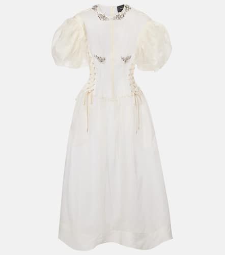 Verzierte Robe aus Seide - Simone Rocha - Modalova