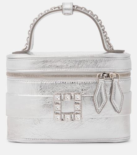 Beauty case in pelle metallizzata - Roger Vivier - Modalova