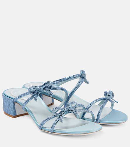 Sandalen Caterina 40 aus Satin mit Kristallen - Rene Caovilla - Modalova