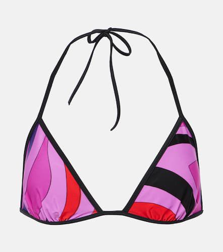 Pucci Marmo triangle bikini top - Pucci - Modalova