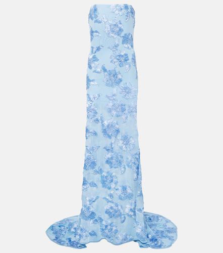 Alberty floral-appliquÃ© mesh gown - Rotate - Modalova
