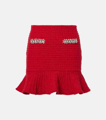 Knitted embellished miniskirt - Self-Portrait - Modalova