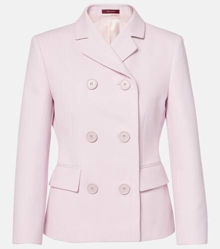 Double-breasted cotton canvas blazer - Gucci - Modalova