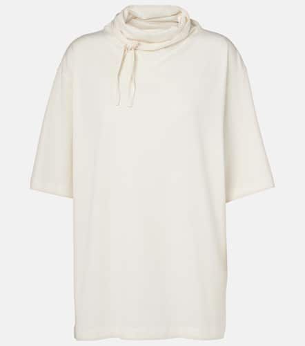 Foulard tie-neck cotton jersey T-shirt - Lemaire - Modalova