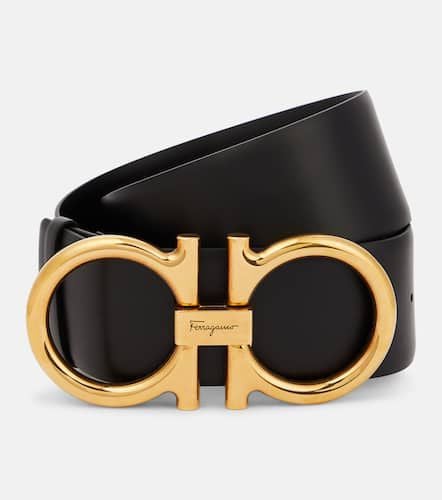 Gancini high-waist leather belt - Ferragamo - Modalova