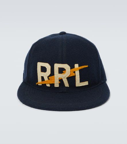 Patched cotton-blend baseball cap - RRL - Modalova