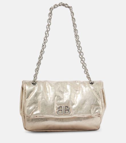 Monaco Small metallic leather shoulder bag - Balenciaga - Modalova