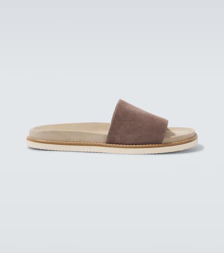 Brunello Cucinelli Slippers de ante - Brunello Cucinelli - Modalova