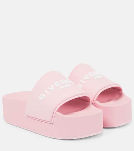 Givenchy Logo platform slides - Givenchy - Modalova