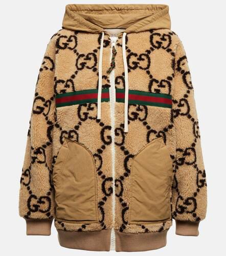 Kapuzenjacke Maxi GG aus einem Wollgemisch - Gucci - Modalova