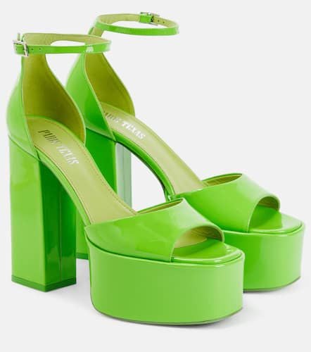 Tatiana patent leather platform sandals - Paris Texas - Modalova