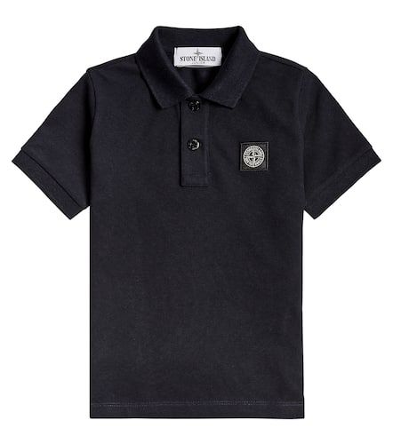 Compass cotton piqué polo shirt - Stone Island Junior - Modalova