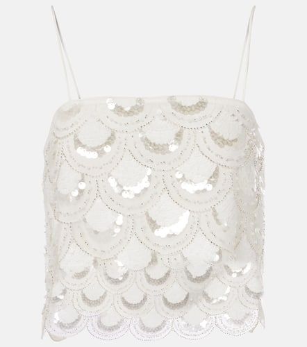 Rotate Top raccourci à sequins - Rotate - Modalova