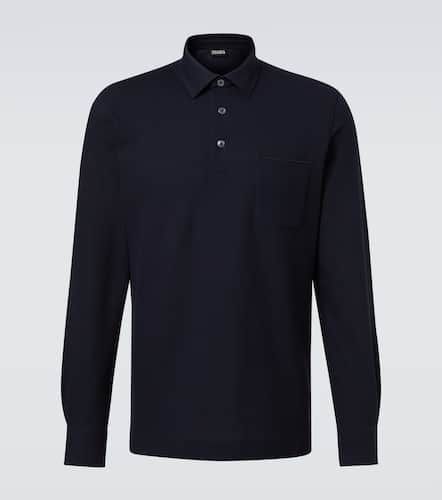 Zegna Polo de algodón con logo - Zegna - Modalova