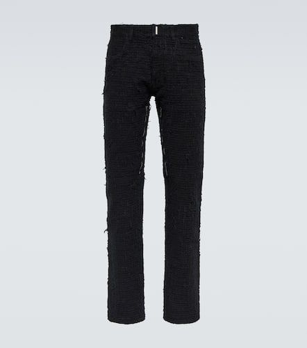 Givenchy 4G distressed slim jeans - Givenchy - Modalova