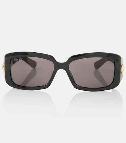 Gucci Eckige Sonnenbrille Double G - Gucci - Modalova