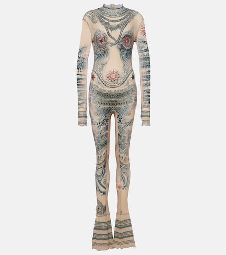 Mono Sun Tattoo de malla estampado - Jean Paul Gaultier - Modalova