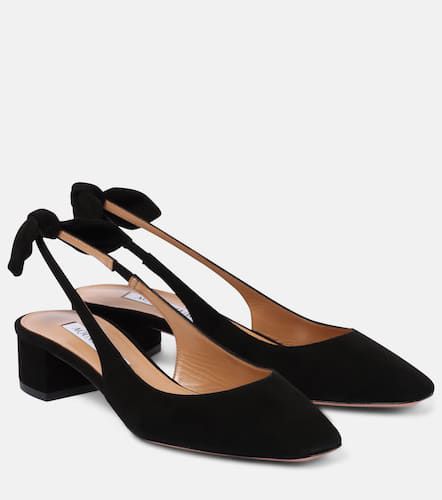 Pumps slingback Very Bow 35 in suede - Aquazzura - Modalova