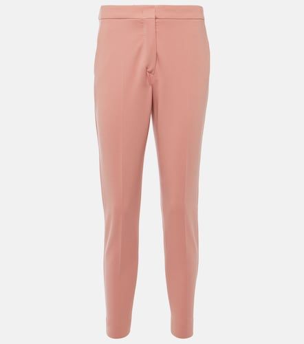 Pegno cropped jersey slim pants - Max Mara - Modalova