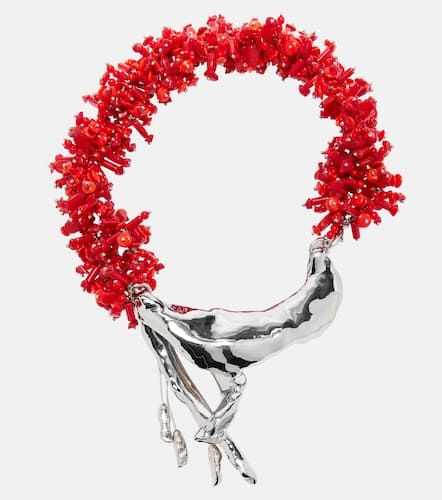 Embellished pendant necklace - Dries Van Noten - Modalova