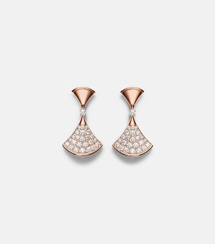 Ohrringe Divas' Dream aus 18kt Roségold mit Diamanten - Bvlgari - Modalova