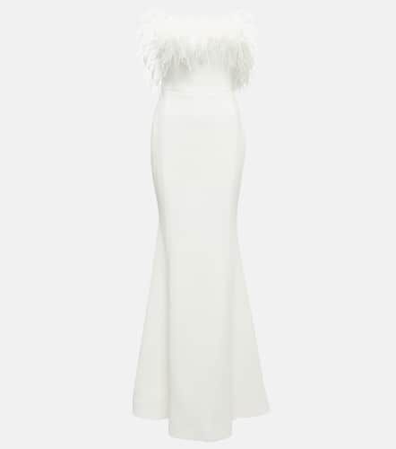 Bridal Grace feather-trimmed gown - Rebecca Vallance - Modalova