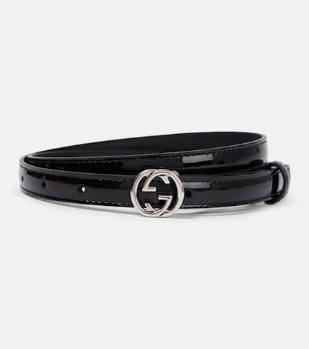 Gucci Double G patent leather belt - Gucci - Modalova