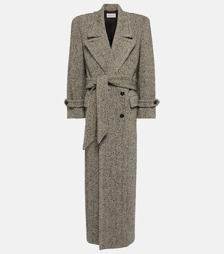 Oversized wool-blend coat - Saint Laurent - Modalova