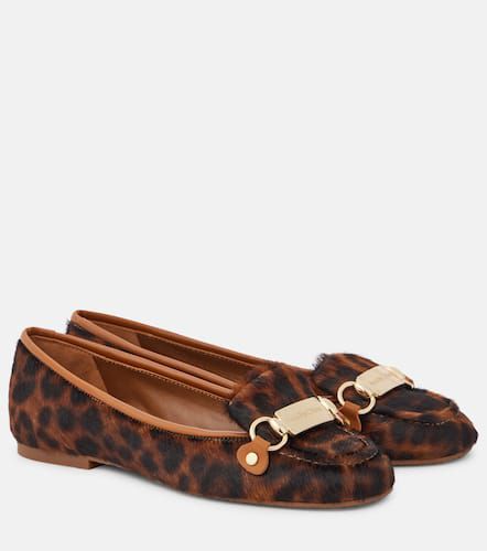 See By ChloÃ© Signature calf hair ballet flats - See By Chloe - Modalova