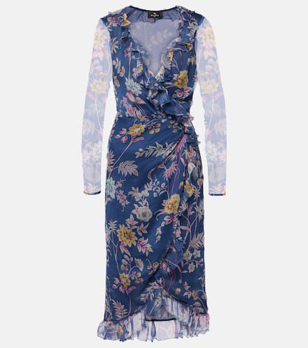 Etro Floral silk wrap dress - Etro - Modalova