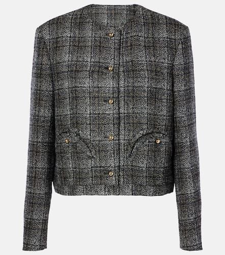 BlazÃ© Milano Lulua Shamo checked cropped wool-blend jacket - Blaze Milano - Modalova