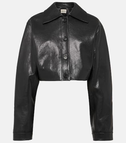 Khaite Sue cropped leather jacket - Khaite - Modalova