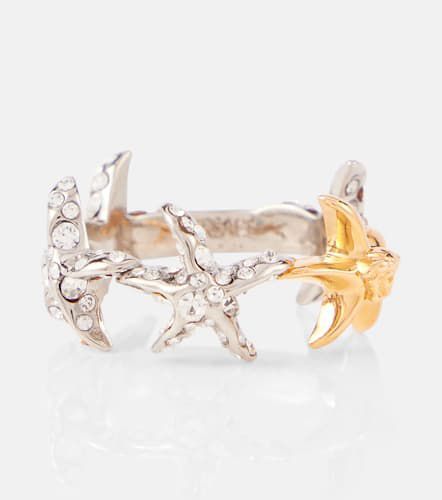 Barocco Sea crystal-embellished ring - Versace - Modalova