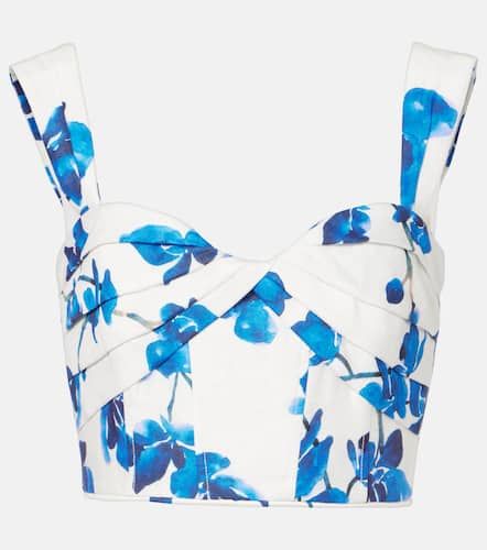 Top Orchid Blues floral - Rebecca Vallance - Modalova