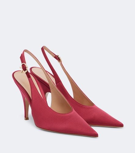 Pumps slingback Sofia in raso - Gianvito Rossi - Modalova