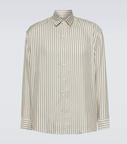 Striped oversized linen shirt - Le Kasha - Modalova