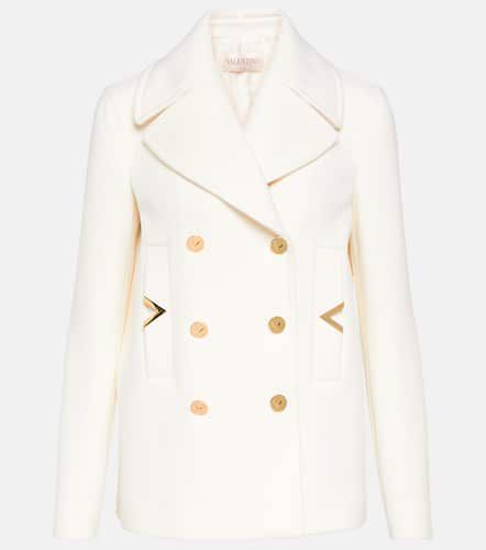 VLogo wool and cashmere coat - Valentino - Modalova