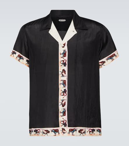 Taureau printed silk bowling shirt - Bode - Modalova